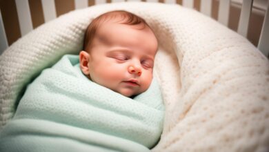 baby safe to sleep with a blanket